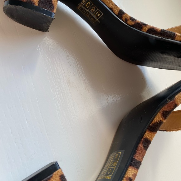 Leopard Suede Heels - Picture 5 of 5
